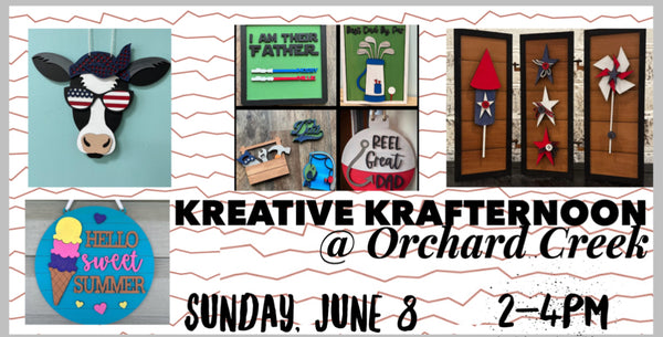 Kreative Krafternoon at Orchard Creek:  Hello Summer!