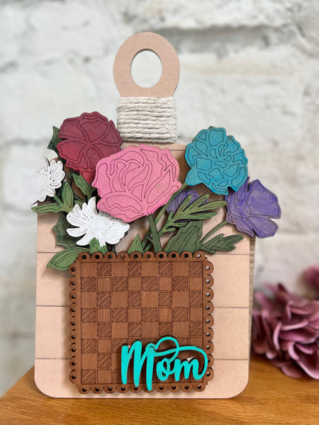 Cutting Board Flower Vase