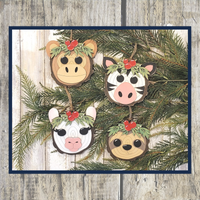 Animal Ornaments - Wood Slice Kits