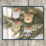 Animal Ornaments - Wood Slice Kits