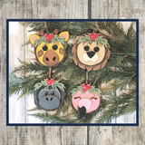 Animal Ornaments - Wood Slice Kits