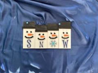 Four SNOWmen Sign