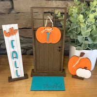 Mini Door with Fall Decor