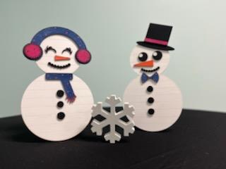 Mr. & Mrs. Snowman