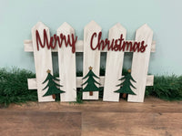 Christmas Fence