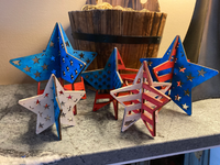 Stars and Stripes 3D Stars