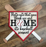 Ball Season Door Hanger