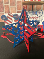 July 4th Mouse Tiered Tray