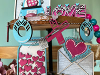 Love Birds Tiered Tray Set