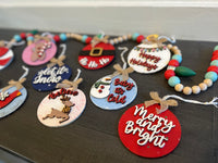 Happy Holidays Ornament Set