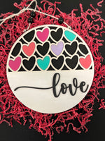 LOVE Hanging Sign