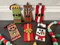 Rectangle Holiday Character Ornaments