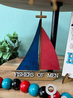 Nautical Religious Tiered Tray