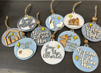 Joy to the World Ornament Set