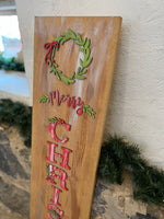 Merry Christmas Porch Leaner