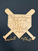 Ball Season Door Hanger