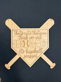 Ball Season Door Hanger