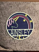 Unicorn Name Sign Paint Kit