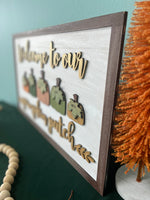 Pumpkin Patch Personalized Sign