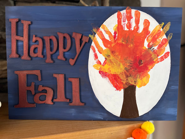 Happy Fall Handprints