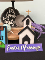 Easter Blessings Tiered Tray
