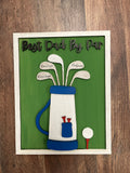 Best Dad By Par Sign