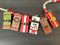 Rectangle Holiday Character Ornaments