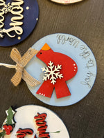 Happy Holidays Ornament Set