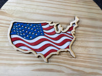 USA layered decor