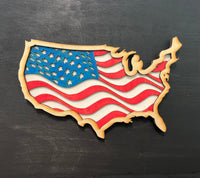 USA layered decor
