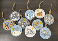 Joy to the World Ornament Set
