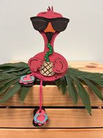 Flamingo Dangling Legs Shelf Sitter