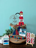 Nautical Religious Tiered Tray