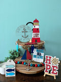 Nautical Religious Tiered Tray