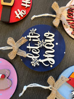 Happy Holidays Ornament Set