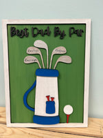 Best Dad By Par Sign