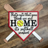 Ball Season Door Hanger