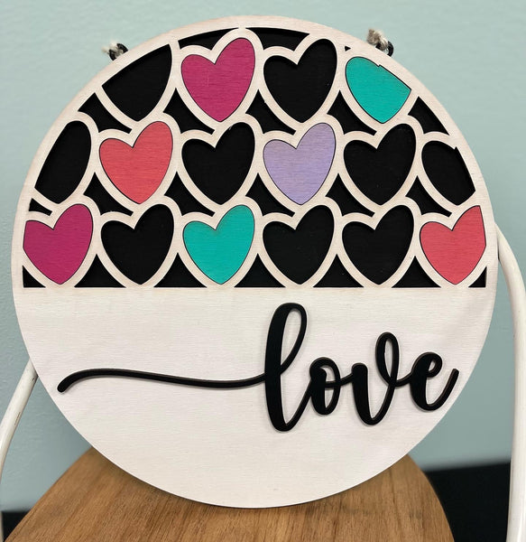 LOVE Hanging Sign