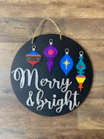 Merry & Bright Hanger